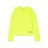Alexander Wang Yellow Ribbed Terry Sweatshirt
