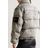 Alexander Wang Gray Wattierte Steppjacke Aus Denim In Acid-waschung