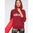 Adidas Red Kapuzensweatshirt »W E LINEAR OPEN HEM HOODIE«
