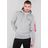 Alpha Industries Kapuzensweatshirt »Red Stripe Hoody« in Gray für Herren