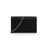 Saint Laurent Monogramme Envelope Quilted Chain Wallet Black/silver