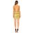 X By NBD Yellow Sunny Embellished Mini Dress