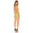 X By NBD Yellow Sunny Embellished Mini Dress