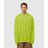 Acne Green Farrin Face Hooded Sweatshirt for men