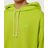 Acne Green Farrin Face Hooded Sweatshirt for men