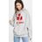 Étoile Isabel Marant Gray Mansel Logo Printed Jersey Hooded Sweatshirt