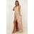 Showpo Metallic New York Nights Maxi Dress