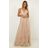 Showpo Metallic New York Nights Maxi Dress