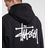 Stussy Black Basic Hoodie for men