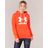 FAVORITE FLEECE WORDMARK POPOVER femmes Sweat-shirt en orange Under Armour