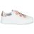Victoria Lage Sneakers Tenis Piel Tiras Fluor in het White