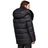Manteau en fourrure de rex et duvet noir Yves Salomon en coloris Black