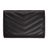 Saint Laurent Black And Gold Small Monogramme Envelope Wallet