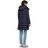 Moncler Blue Navy Down Betulong Hooded Coat