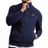 Lyle & Scott Blue Lyle And Scott Zip Through Jersey Funnel Neck Sweatshirt