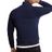 Lyle & Scott Blue Lyle And Scott Zip Through Jersey Funnel Neck Sweatshirt