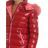 Piumino Badyfur rosso di Moncler in Red