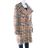 Burberry Natural London Beige Checked Wool Double Breasted Belted Blackheath Coat L