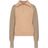 Helmut Lang Multicolor Ribbed Knit-paneled French Cotton-terry Sweatshirt Tan