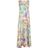 Agnona Multicolor Floral-print Silk-twill Maxi Dress Neutral
