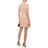 Valentino Pink Flared Floral-appliquéd Ponte Mini Dress Neutral