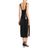 Rachel Gilbert Inga Sequined Tulle Midi Dress Black
