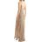 Juan Carlos Obando Multicolor Velvet Maxi Slip Dress Neutral