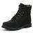 Timberland 6 Inch Premium Womens Black Waterbuck / Satin Boots