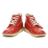 Kickers Womens Red Leather Kick Hi Boots