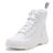 Dr. Martens Dr. Martens Combs Womens White Mono Boots