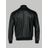 Blouson aviateur en cuir noir Brioni pour homme en coloris Black