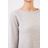 Allude Gray Cashmere-Pullover Hellgrau meliert 100% Cashmere