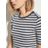 Vince Multicolor Striped Cashmere Elbow Sleeve Pullover