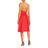 Halston Heritage Red Knielanges Kleid