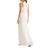 Halston Heritage White Langes Kleid