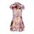Alice + Olivia Purple Kurzes Kleid