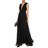 Halston Heritage Black Langes Kleid