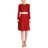 Dolce & Gabbana Red Knielanges Kleid