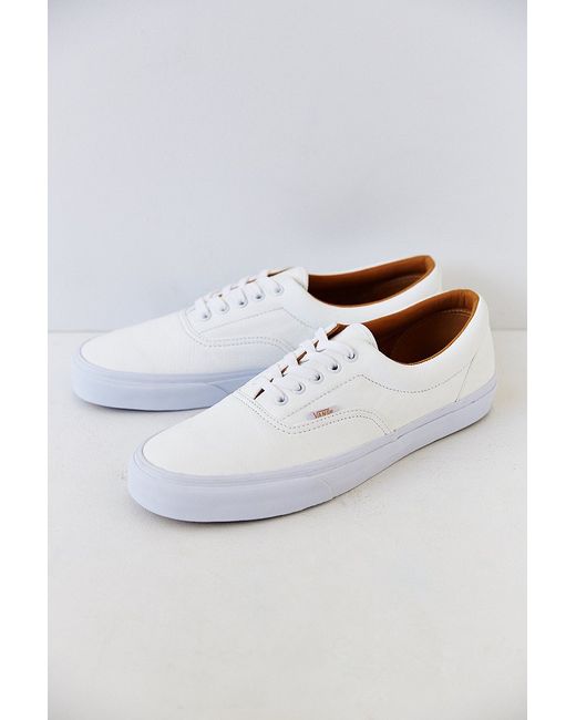 Vans Era Premium Leather Men'S Sneaker in White for Men | Lyst