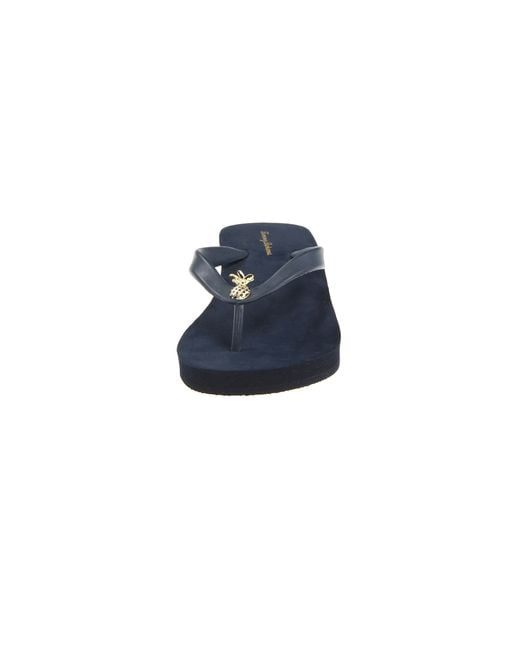 Tommy Bahama Bimini Flip Flop Wedge in Blue Lyst