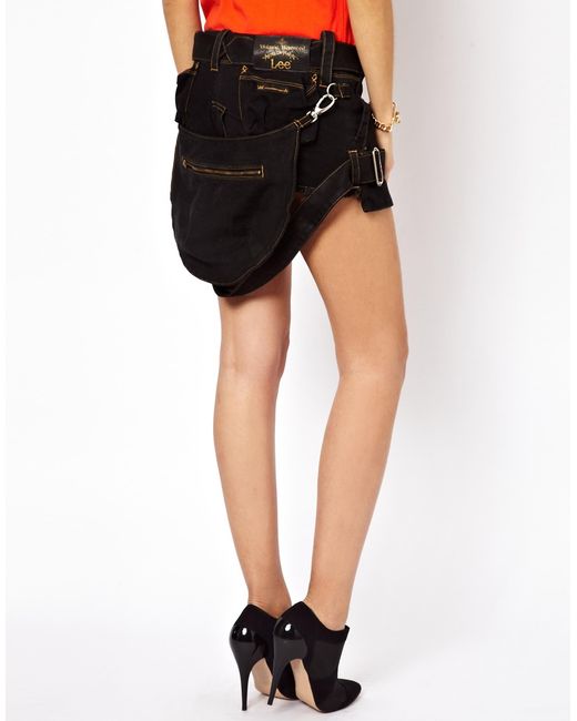 Vivienne Westwood Anglomania Lee Bondage Shorts in Blue | Lyst Canada