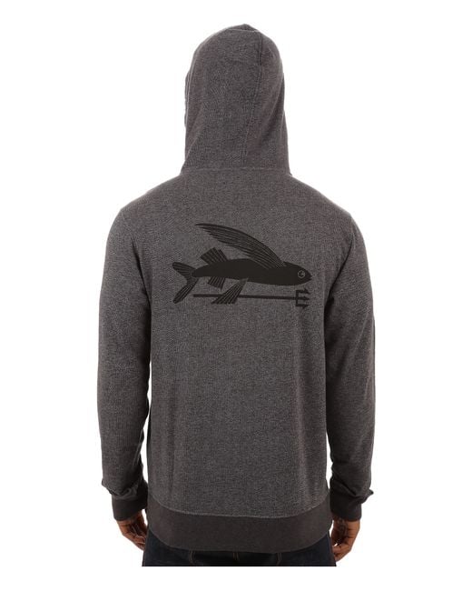 Patagonia Flying Fish Lightweight Full-zip Hooded Sweatshirt in Black for  Men