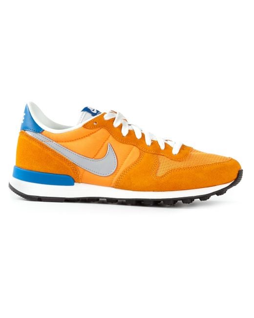 Nike Orange Internationalist Sneakers for men