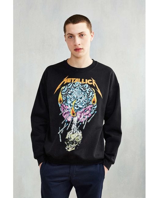 Metallica crew neck clearance sweatshirt