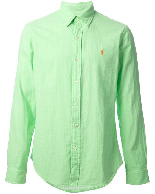 Polo Ralph Lauren Button Down Shirt in Green for Men | Lyst