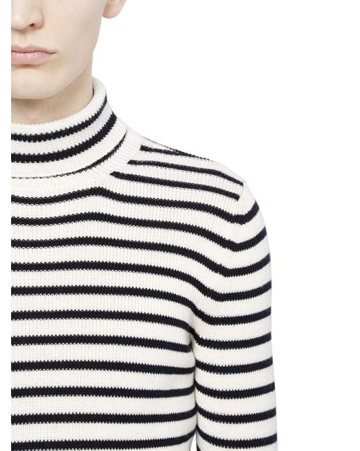 Striped turtleneck shop sweater mens