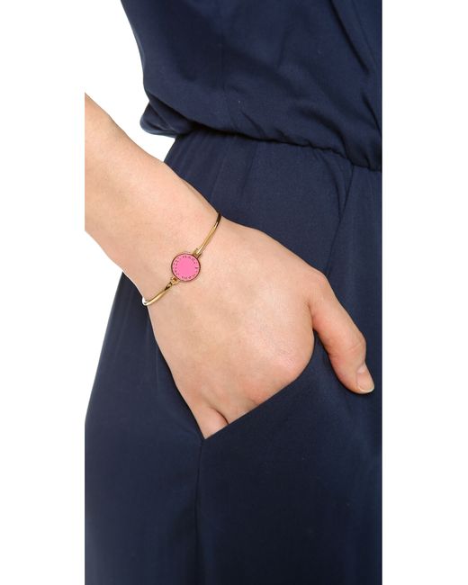 Marc By Marc Jacobs Pink Classic Marc Skinny Bracelet