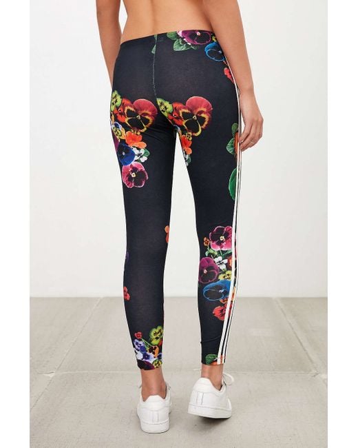 Adidas originals floral leggings sales