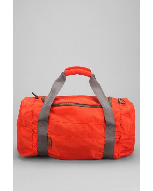 Large Gym Duffle Bags for Men with Shoe Compartment - Orange