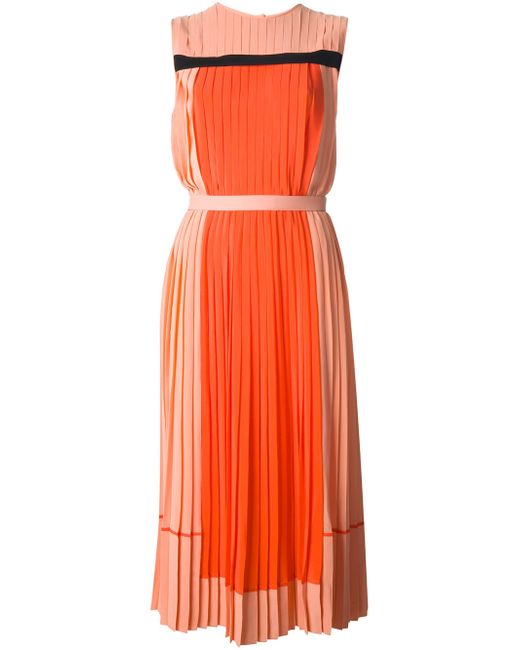 Victoria beckham color block dress cheap